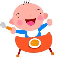 食事をする赤ちゃん