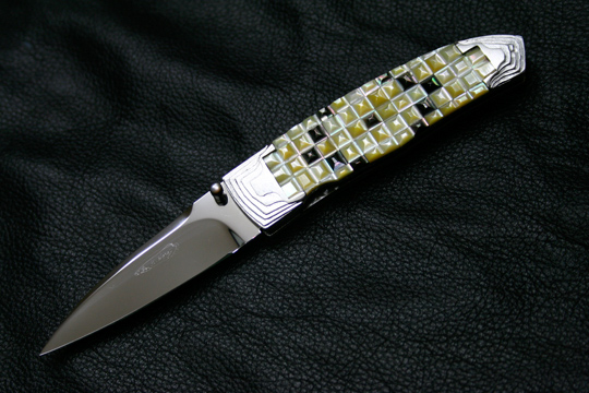 koji hara custom folding knife