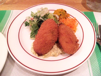 帆立貝のクリームコロッケ