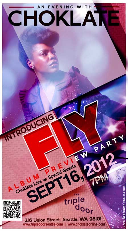 Choklate Announces FLY Album Title and a Live Seattle Preview Party