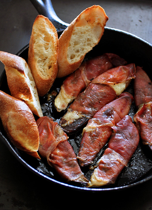 Prosciutto Wrapped Eggplant