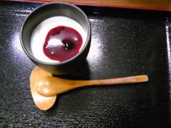 「レアチーズケーキ」