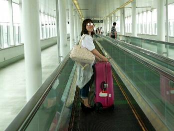 アイルランドへ空港にて