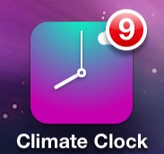 Climate Clockバッジ