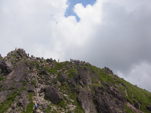 日光白根山頂