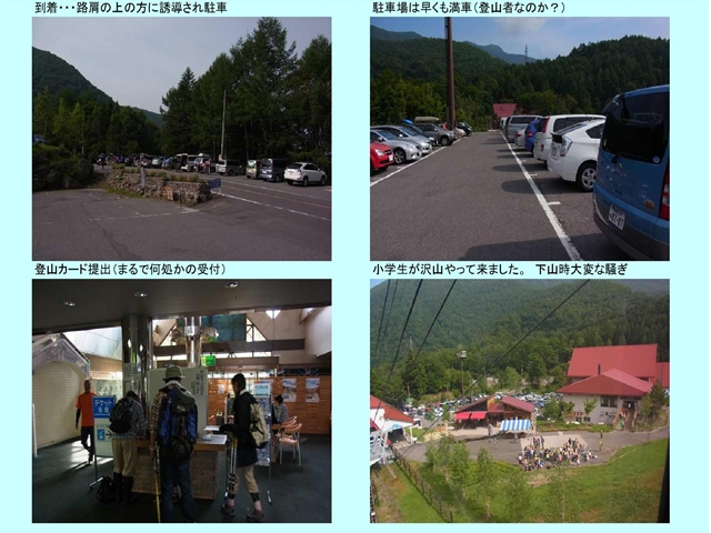 駐車場⇒頂上駅_p