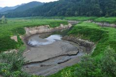 錦秋湖 渇水