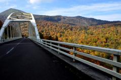 松川大橋からの紅葉