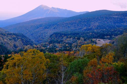 樹海ラインから岩手山
