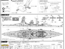 フジミ1/700特EASYシリーズ 戦艦長門 レビュー　05