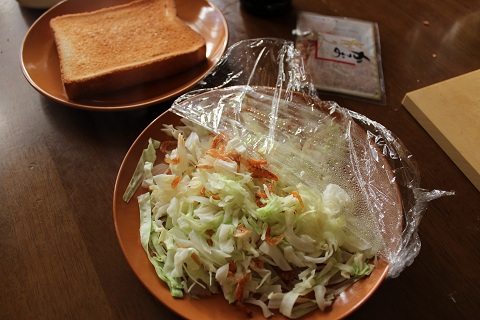 お好み焼き風トーストのポイント