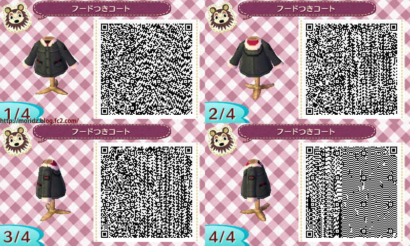 とび 森 qr コード コート