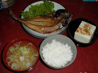 8月31日の夕食