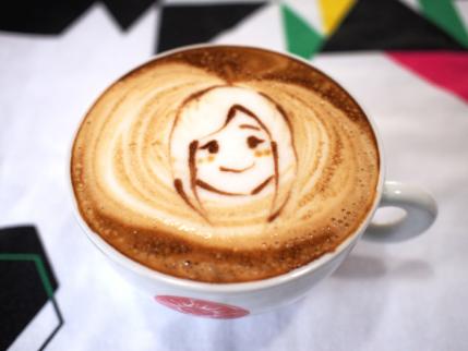 かしゆかのデザインカプチーノ