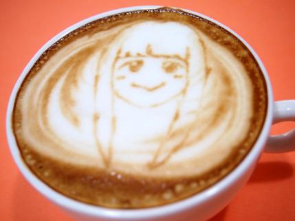 かしゆかのデザインカプチーノ