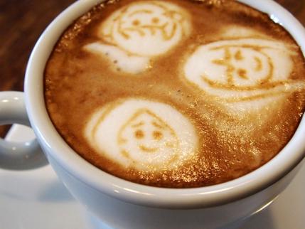 Perfumeのデザインカプチーノ