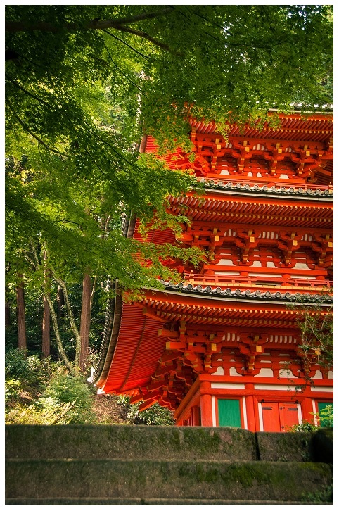 岩船寺の五重塔
