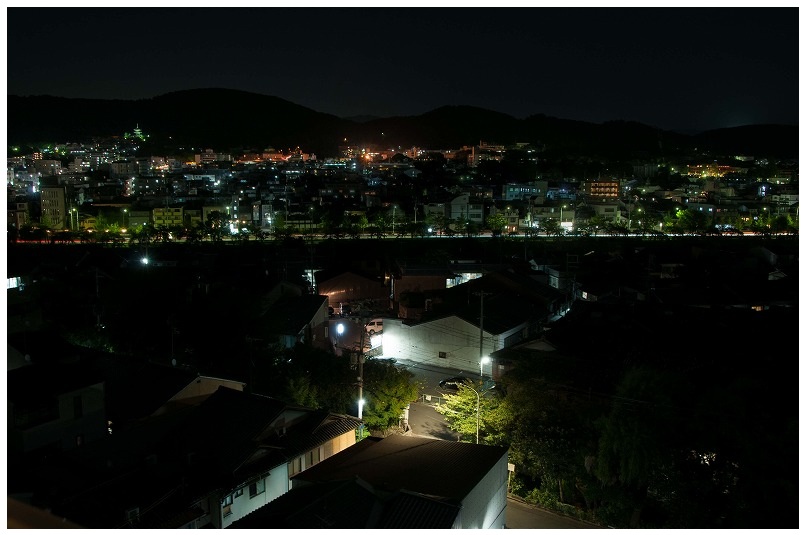 京都東山の夜景