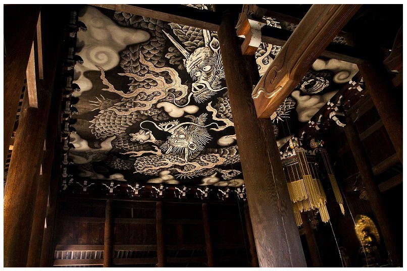 法堂の天井の双龍