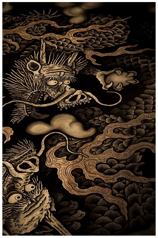 建仁寺法堂、双龍