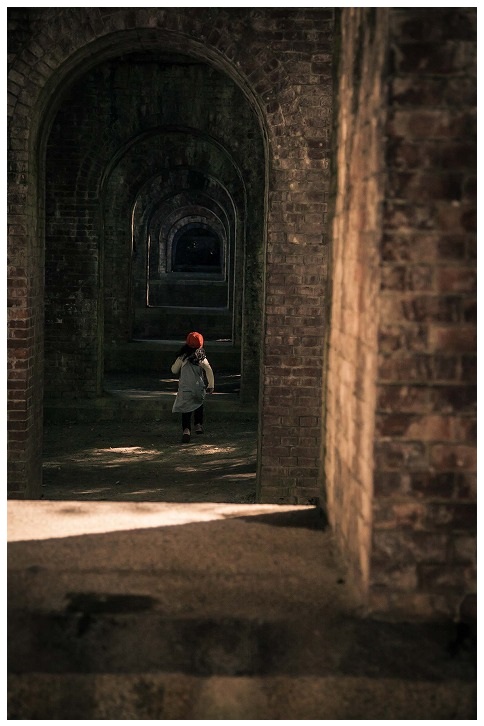 南禅寺水路閣と子供