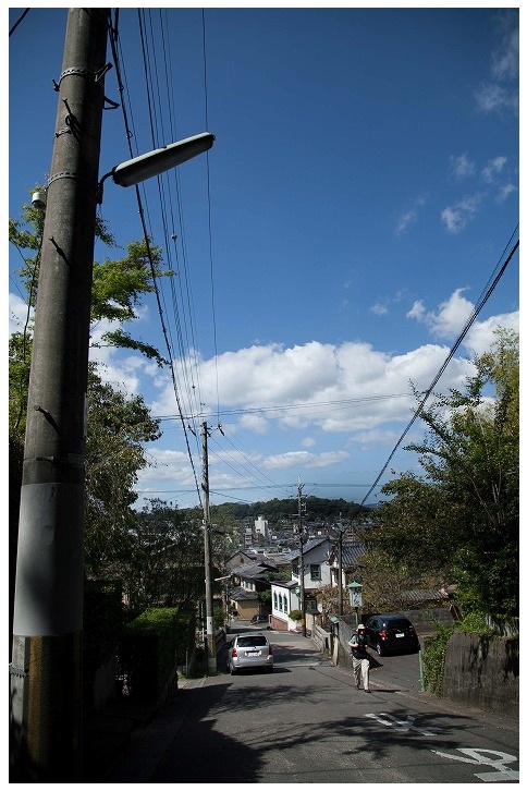 吉田山を望む