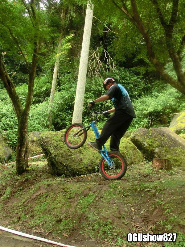 自転車トライアル大会 in 猿ヶ城キャンプ村