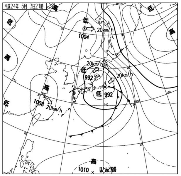 5.3天気図