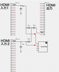 HDMIセレクタ回路