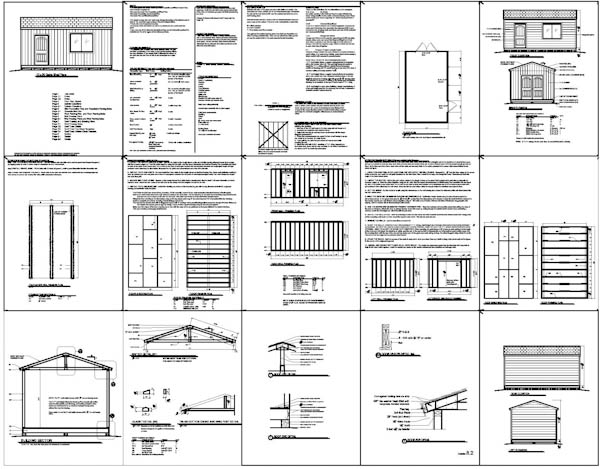 Plans For 20 X 20 Shed How to Build DIY Blueprints pdf ...