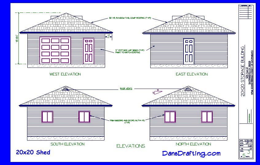 14x16 storage shed plans package, blueprints, material