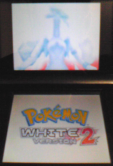 北米版ポケモンホワイト2 タイトル