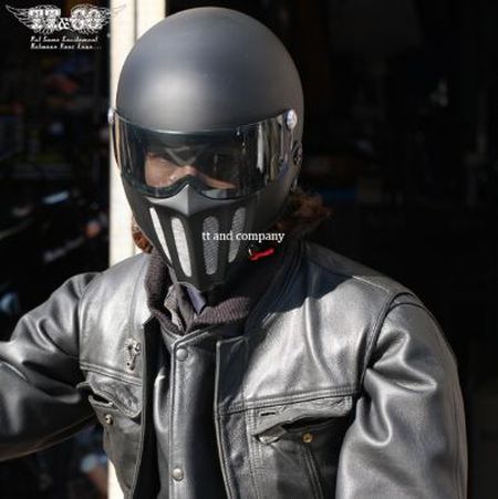 TT&CO マッドマッスクＪ02 ローマン ジェットヘルメット SG規格 マッド 