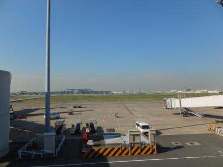 羽田空港。出発♪