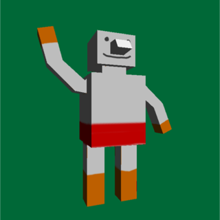OpenGL ESでテクスチャを貼ったロボット