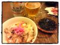 夕飯は豚丼