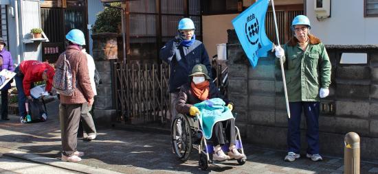 津波避難訓練 (2)