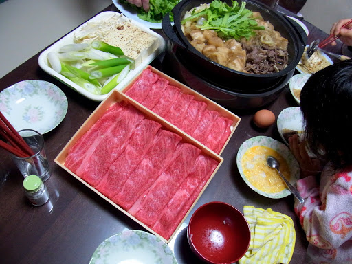 お正月の運動とすき焼き (1)