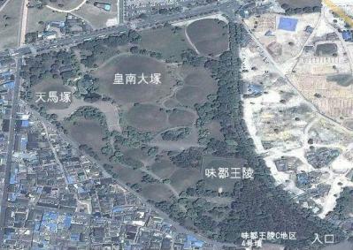 大陵苑 航空写真