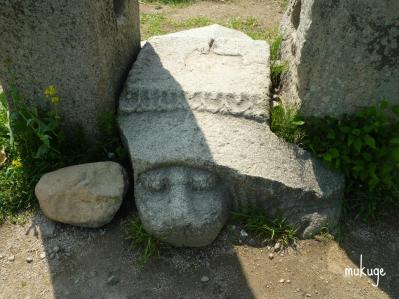 芬皇寺 幢竿支柱 亀