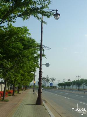 瞻星台 街灯