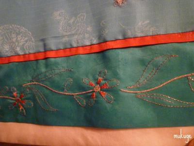 公主服 衣・袖口