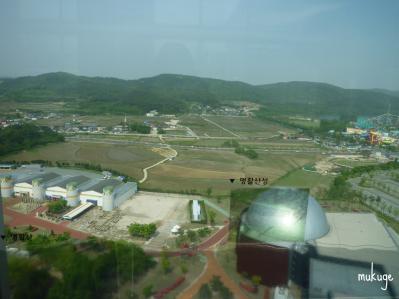 慶州ワター 明活山城方面