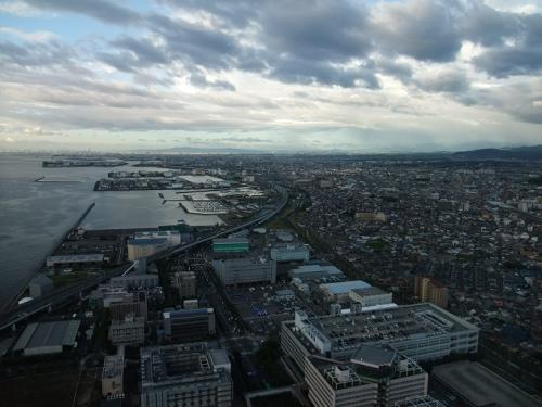 大阪市内方面。