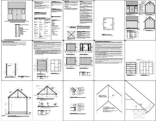 4x8 shed plans - how to learn diy building shed blueprints