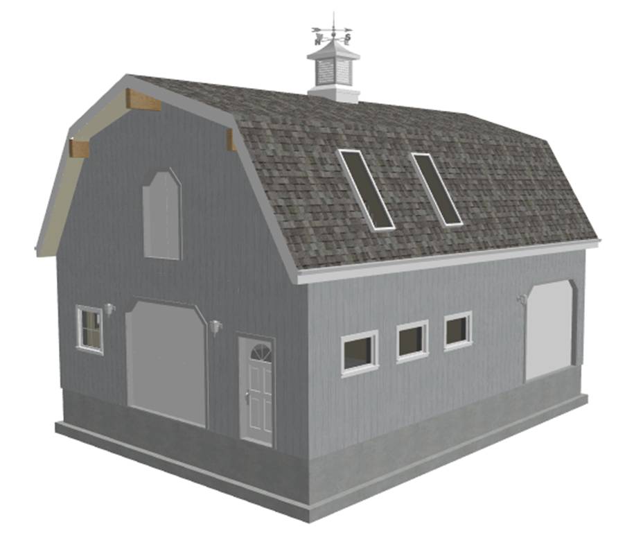 material for 10 x 20 gambrel storage shed - how to learn