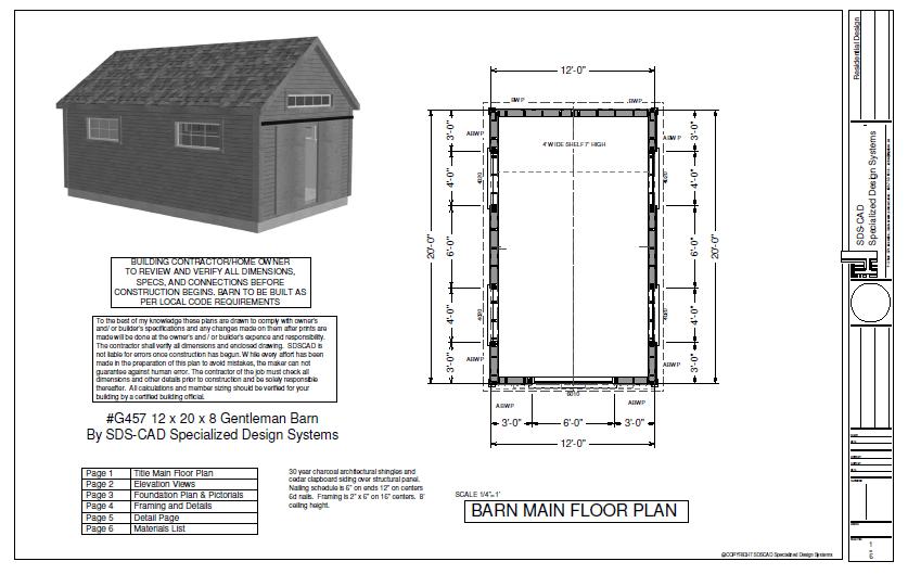 shed 12x20 shed plans and material list how to build