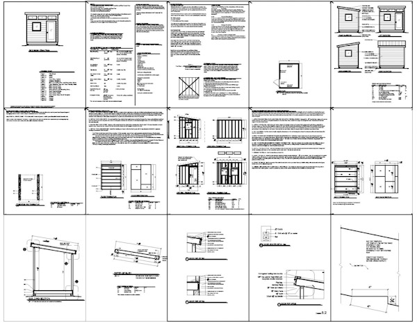 shed 8x10 shed plans free how to build diy blueprints pdf