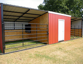 Shed Horse Loafing Shed Plans How to Build DIY Blueprints 