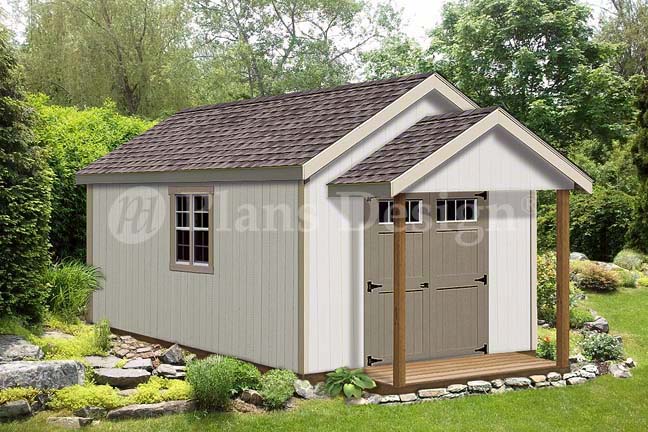 flat roof shed plans how to build diy by
